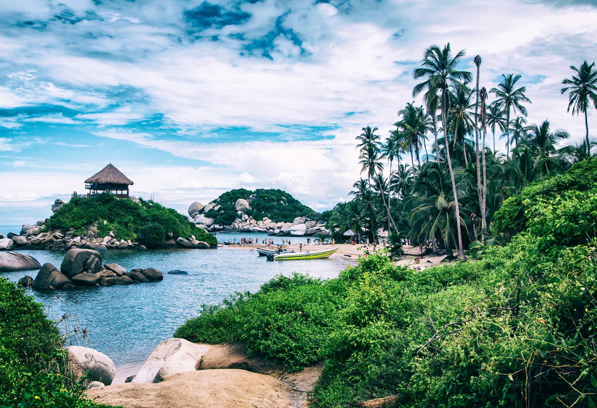 Paisaje. Cabo San Juan. Parque Nacional Tayrona. Colombia.